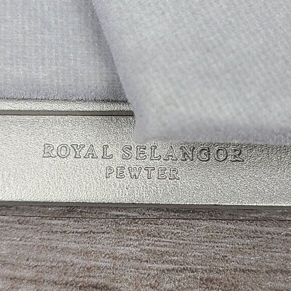 ROYAL Selangor Pewter 4×6 Baby Photo Picture Frame - Picture 13 of 17